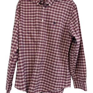 🎷 Brooks Brothers Regent Fit Plaid Shirt – Size L